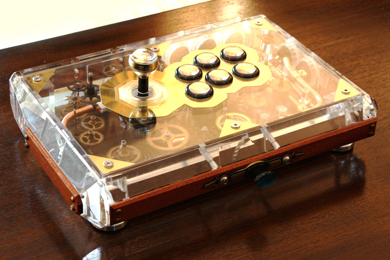 Illustration for article titled Here It Is, the Steam Punk Fight Stick